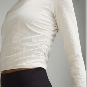 Lululemon All It Takes Ribbed Nulu Long-Sleeve Shirt
Bone